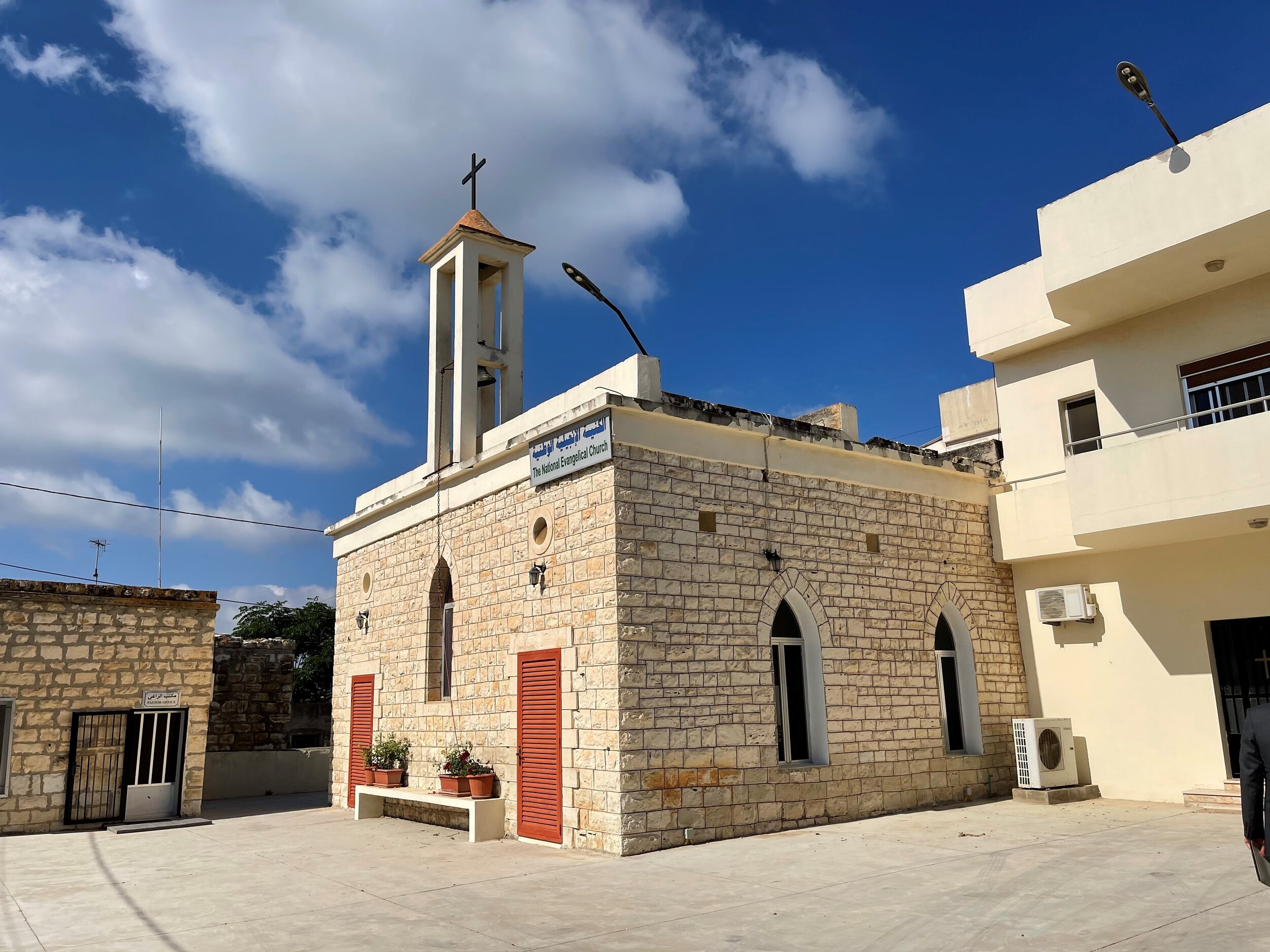  Aalma Ech Chaab: this &nbsp;Presbyterian church, founded by Dr Cornelius Van Dyck, is a stone’s throw from Lebanon’s southern border&nbsp; 