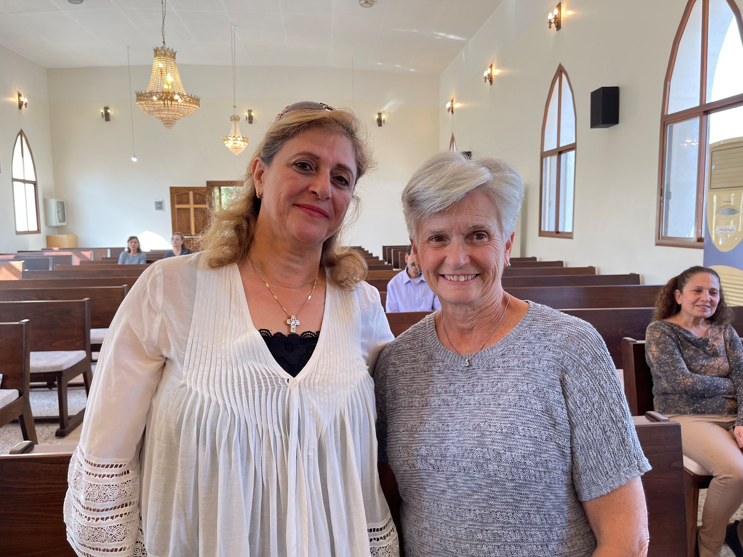  In Fairouzeh, Lois was reunited with a friend she had made in 2019 at the women’s conference in Lebanon 