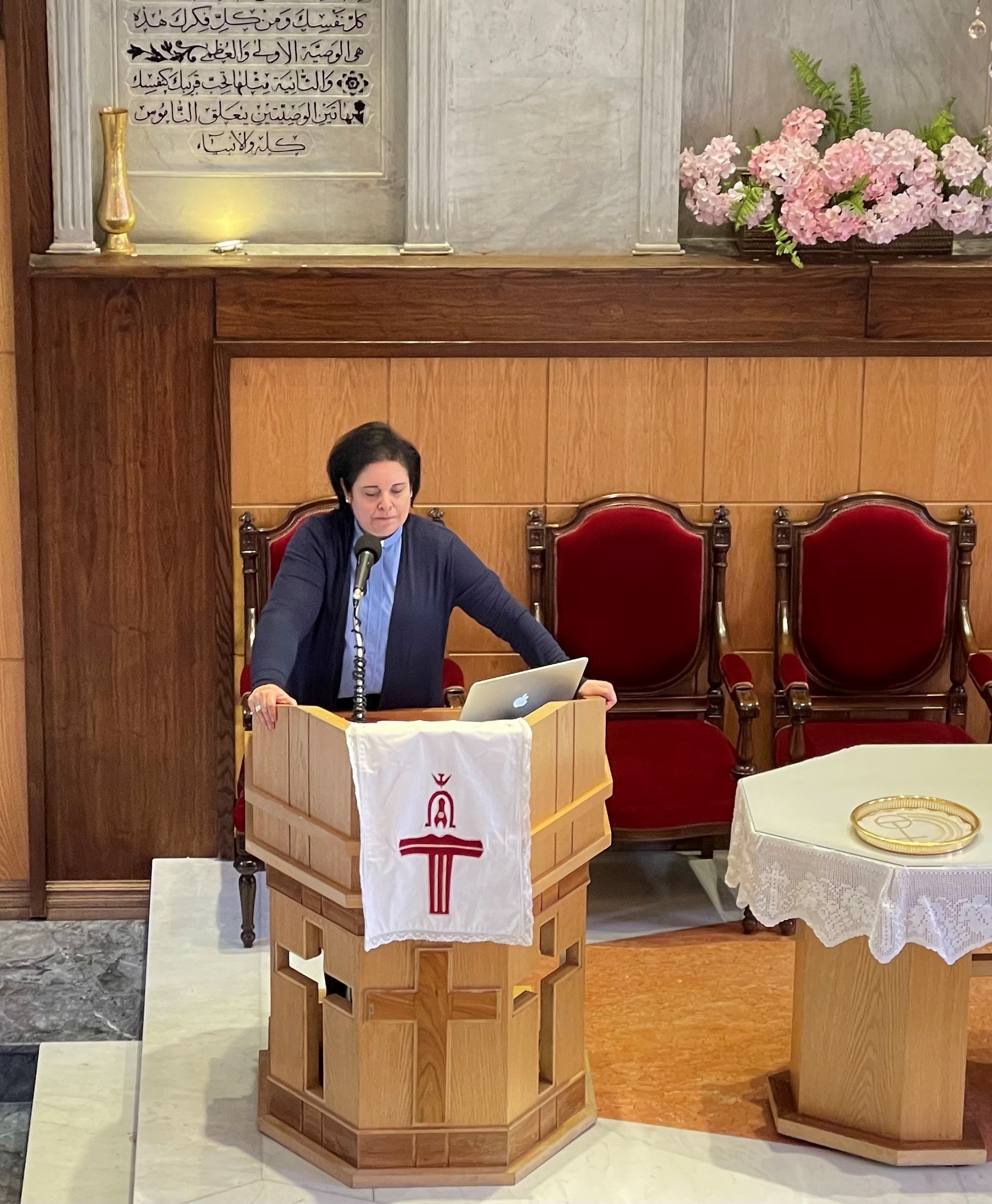  Rev. Najla Kassab brought a powerful message 