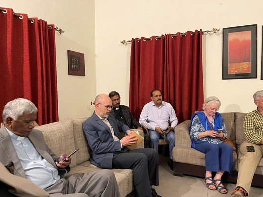  A visit with moderators of the Presbyteries in the Presbyterian Church of Pakistan. 
