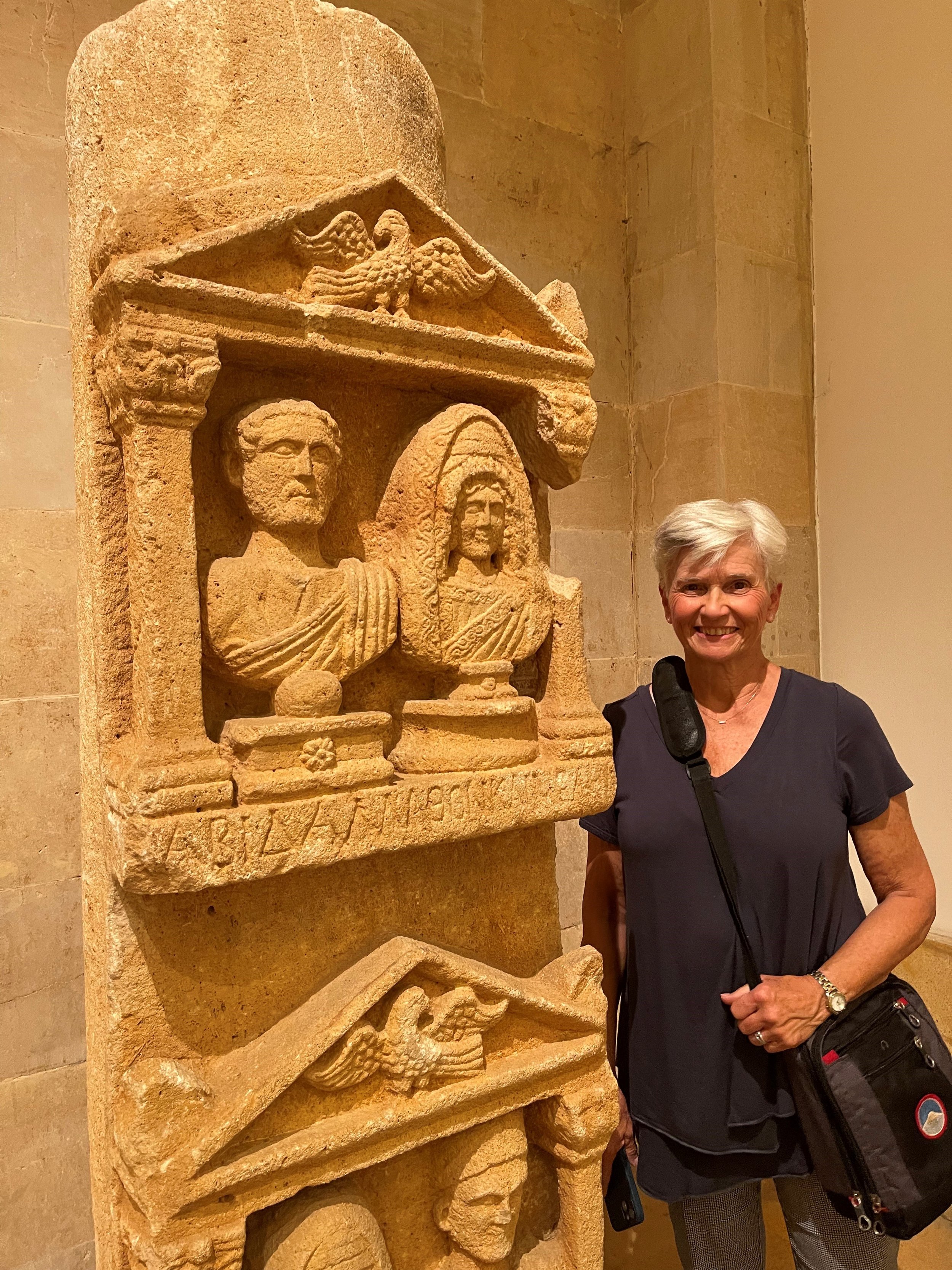   Lois Andrews meets some of the ancient inhabitants of this land at the Beirut Museum  