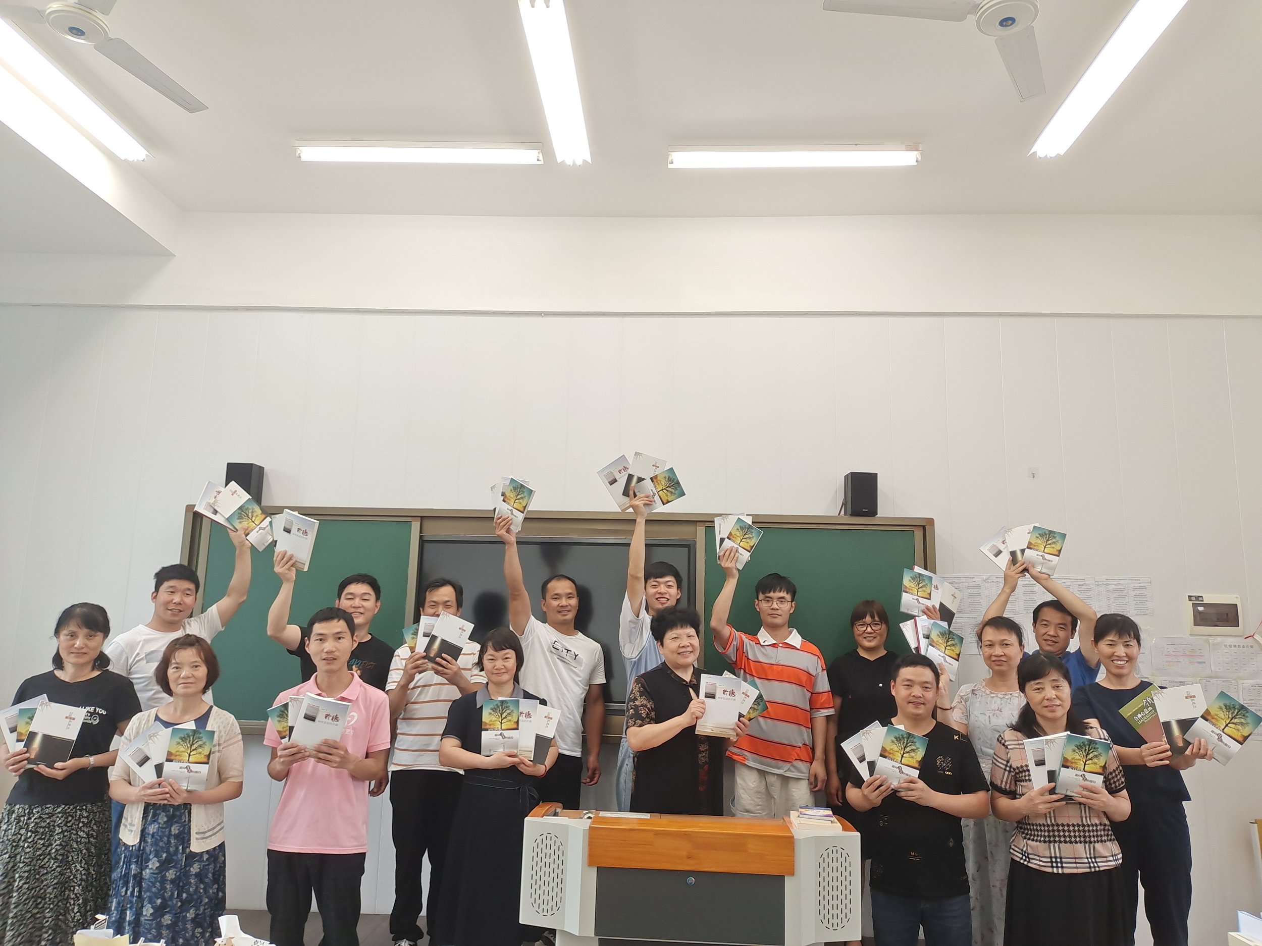 Hunan Bible School (Changsha) Rev. Xu (front row) is the school's principal