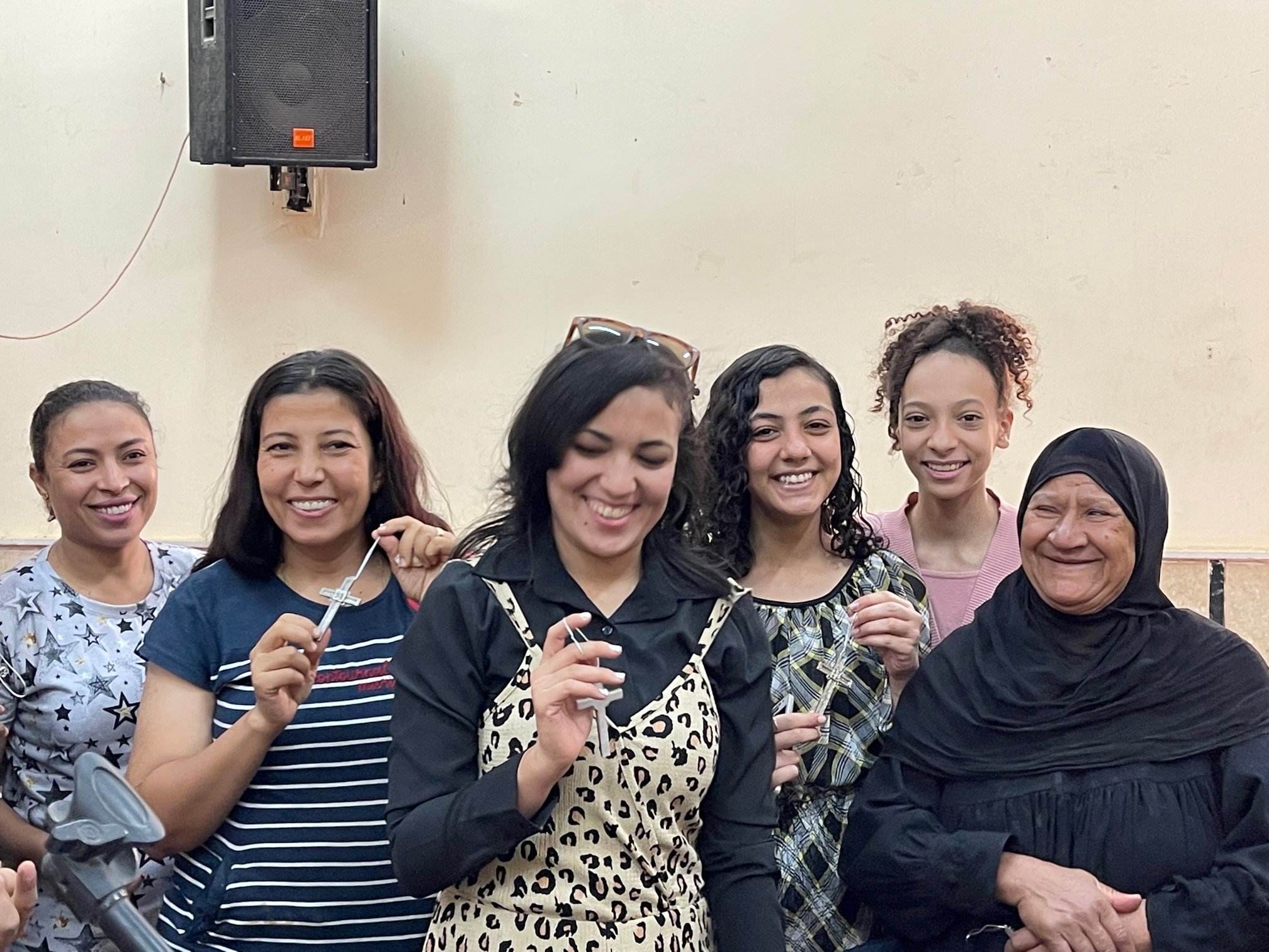 Our joyful sisters in Edfu