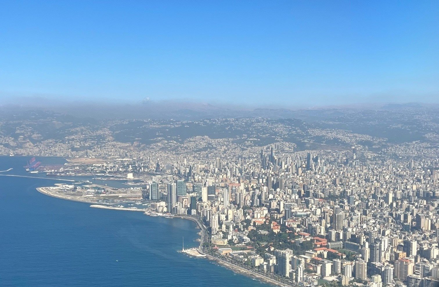  On arrival in Beirut 