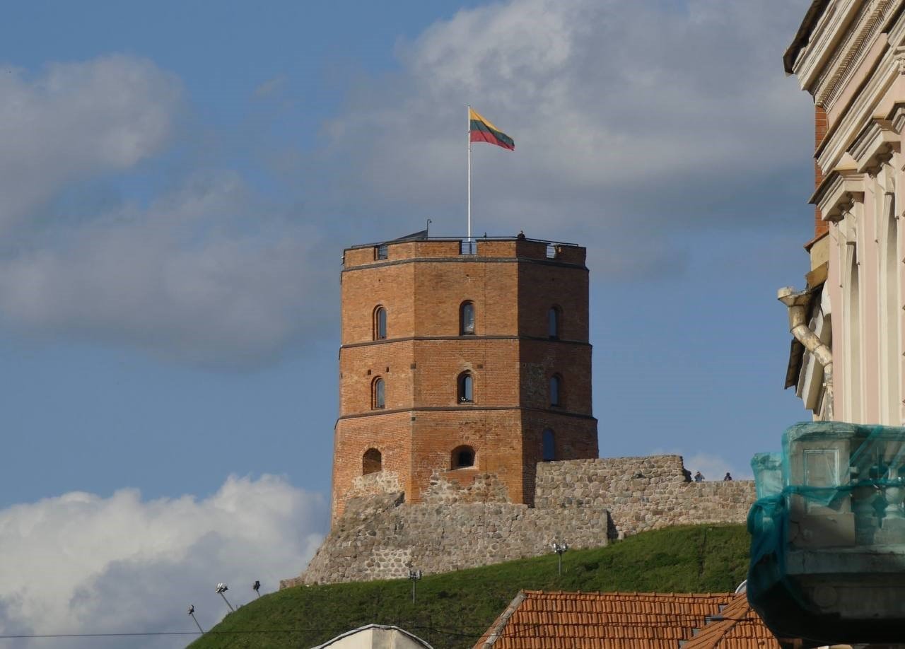  The tower of Gediminas Castle in Vilnius 