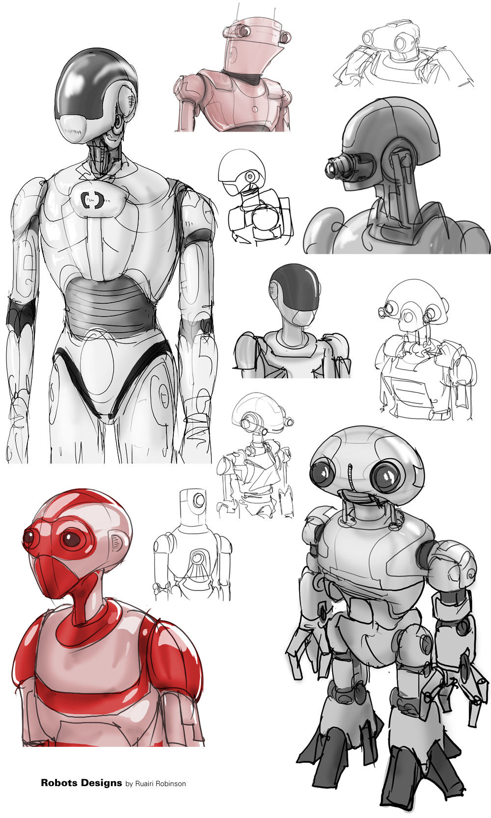 sometimes I like to draw robots.