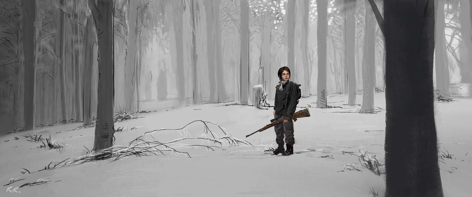 Concept sketch for a movie by RR