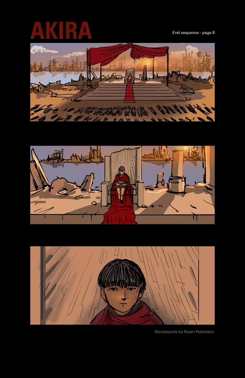 Storyboards art by Ruairi Robinson