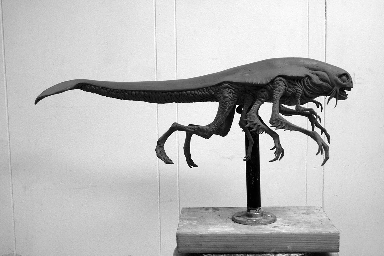 Jordu Schell Cheese Monster concept sculpt