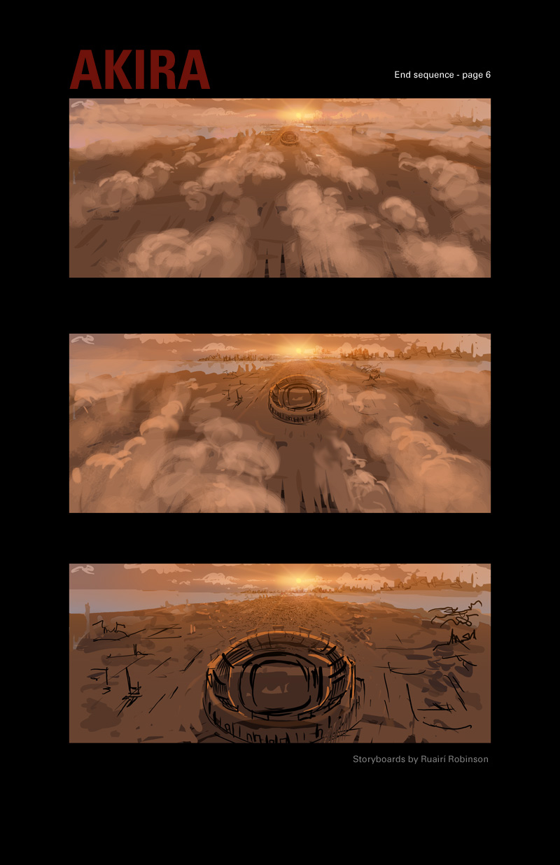 Storyboards art by Ruairi Robinson