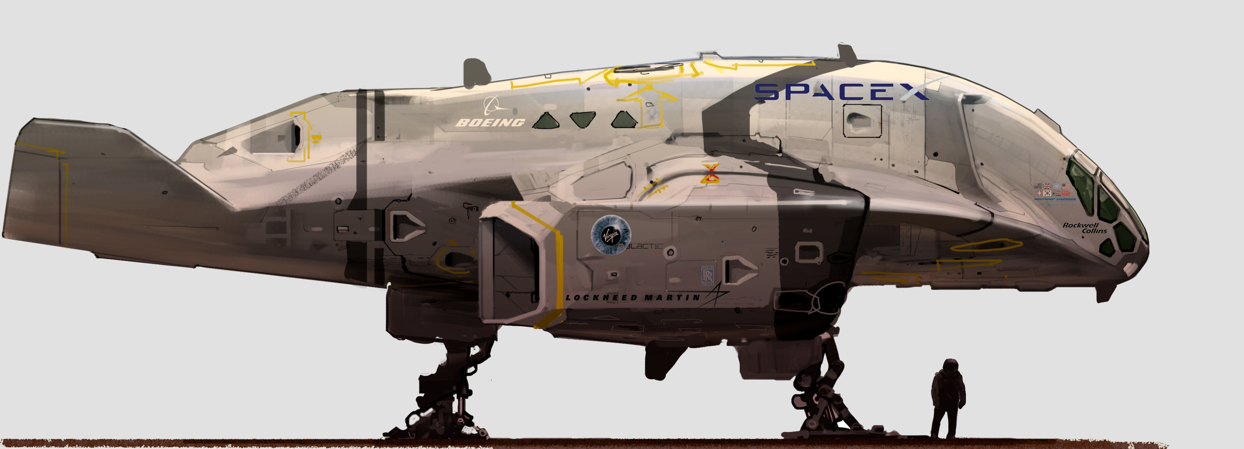 Concept art by Romek Delimata