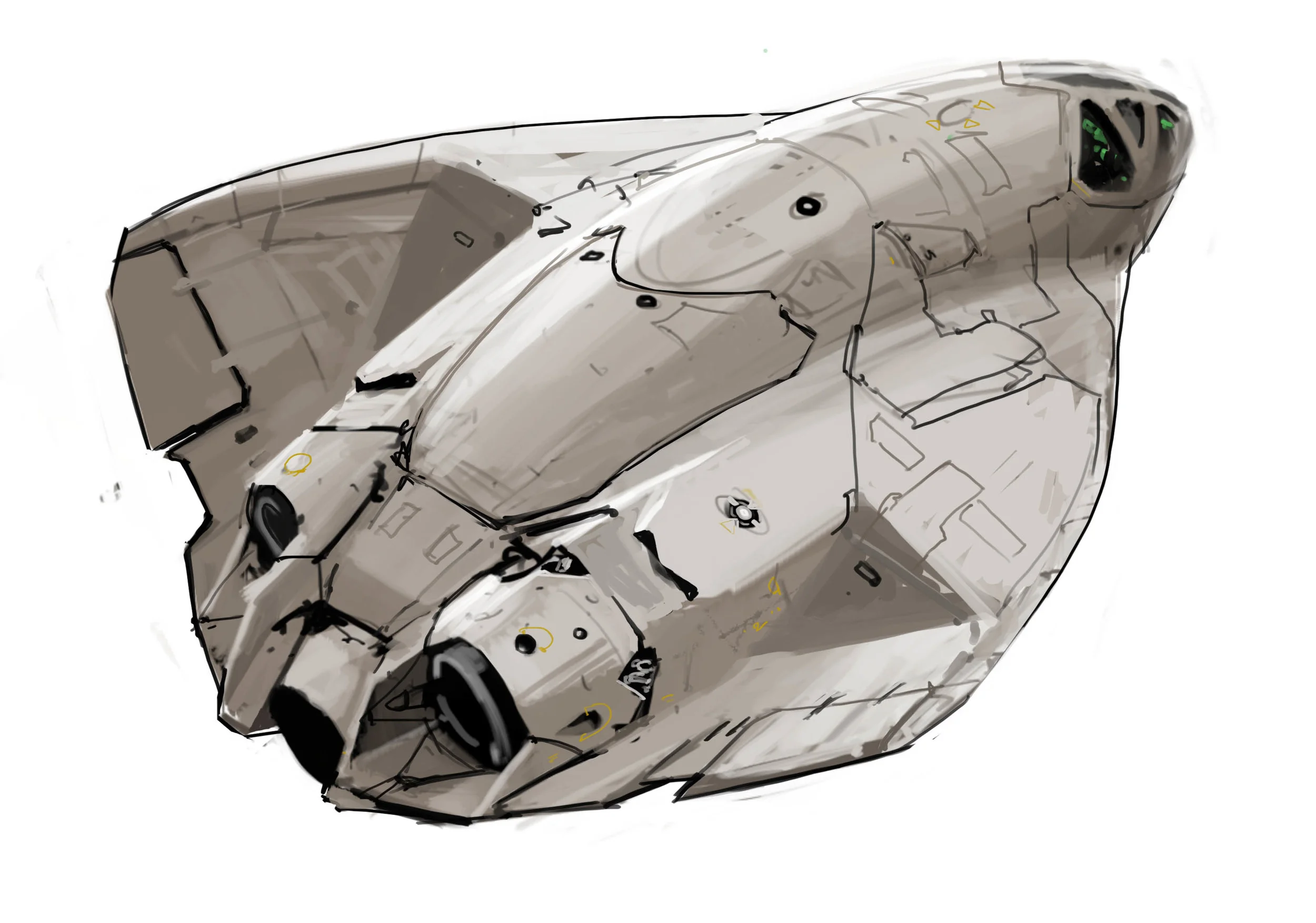 Concept art by Romek Delimata