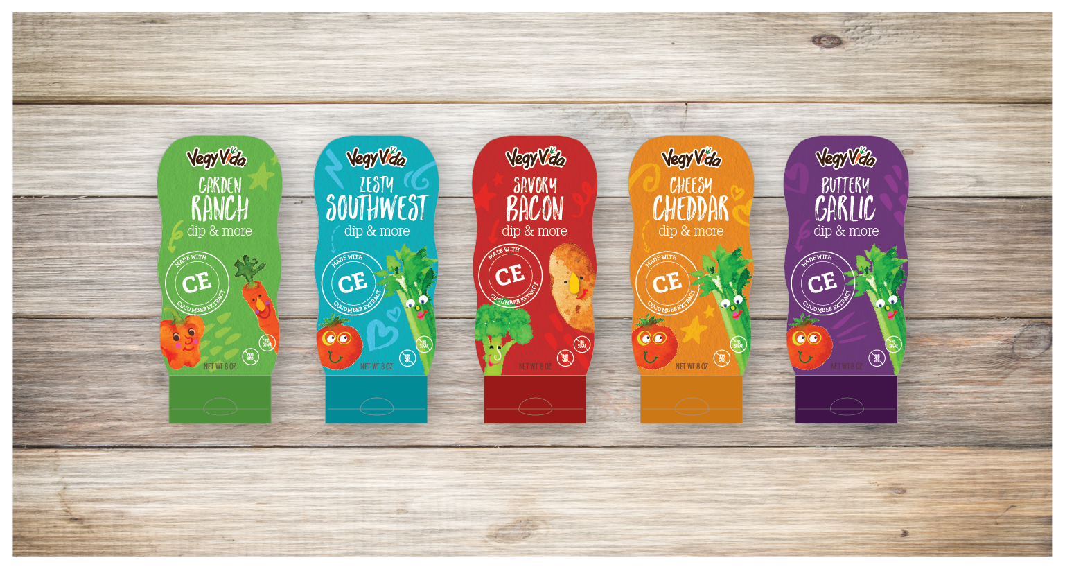While employed with Brandcraft Strategy, I was able to participate in a packaging refresh for their in-house product, Vegy Vida®.
