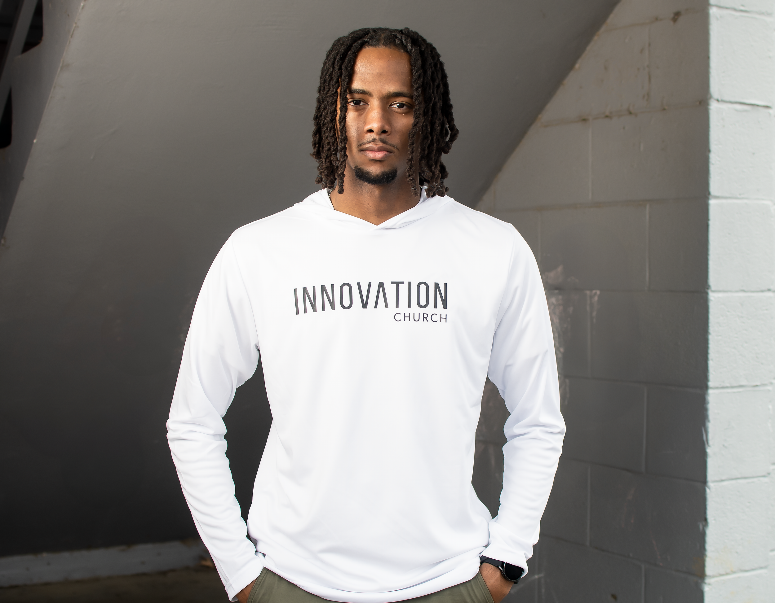 INNOVATION DRI-FIT PULLOVER (WHITE)