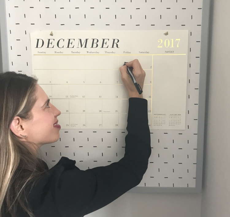 Calendar + Framed Pinboard