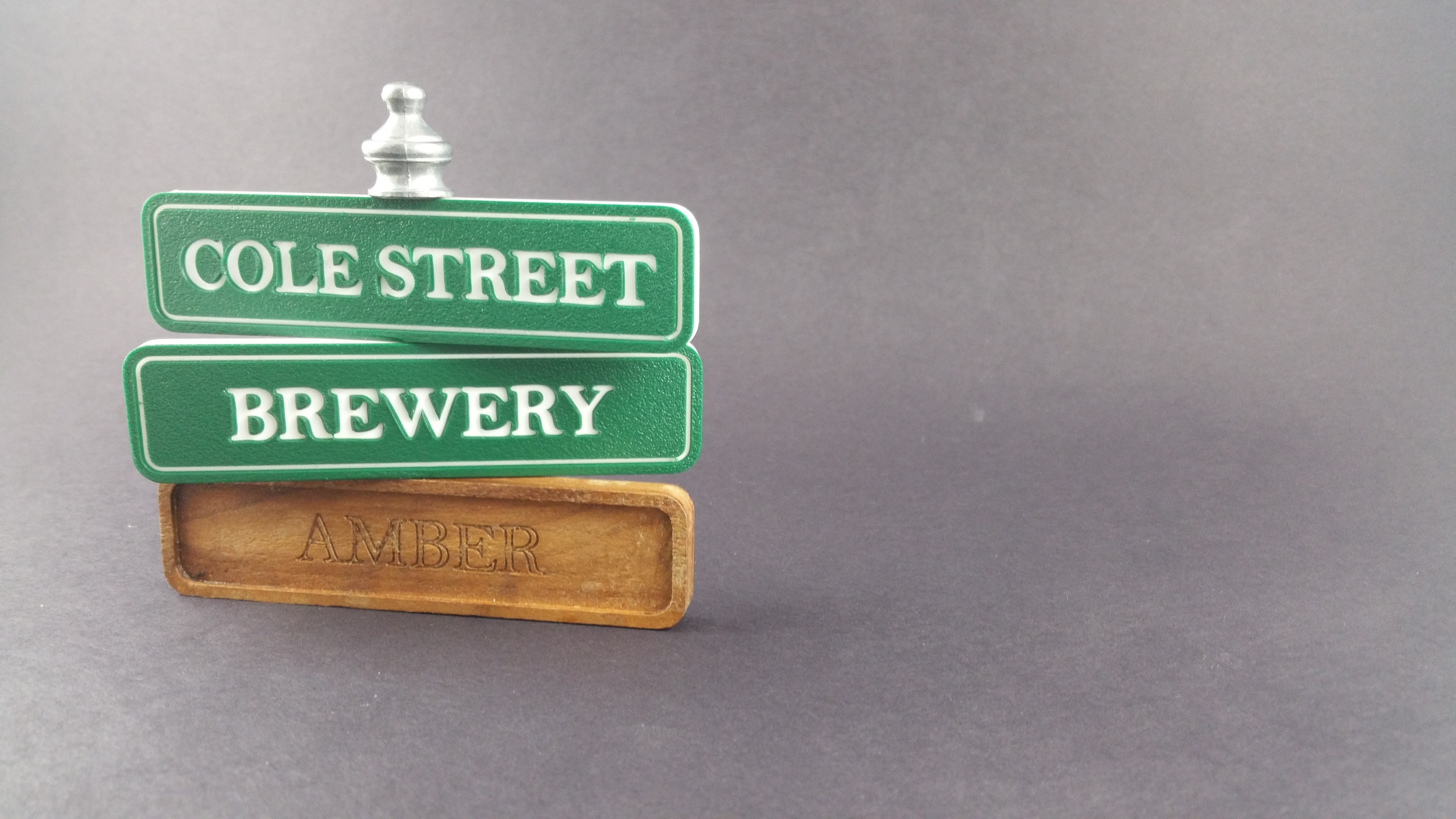 Cole Street Brewery Tap Handles