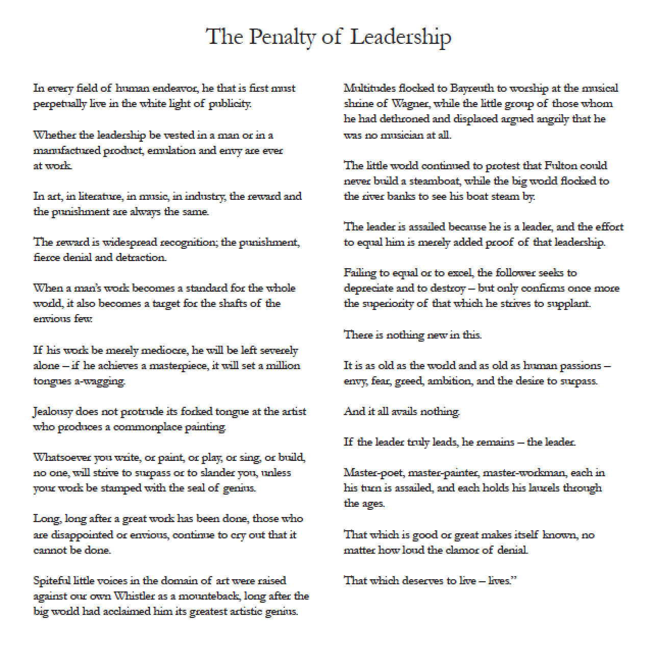 Readable "Penalty"