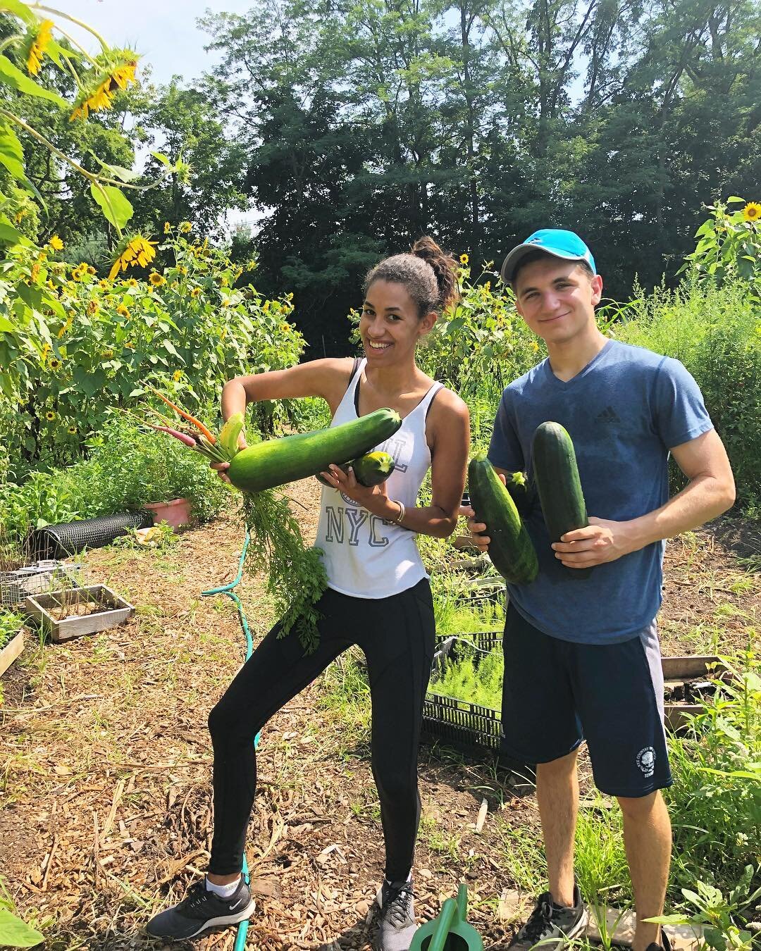 Who can guess how many pounds these zucchinis are?! ⚖️ 🌻
#freshlypicked #zuchinni #ournewwaygarden #gardensofinstagram #sustainability #yum #nonprofit