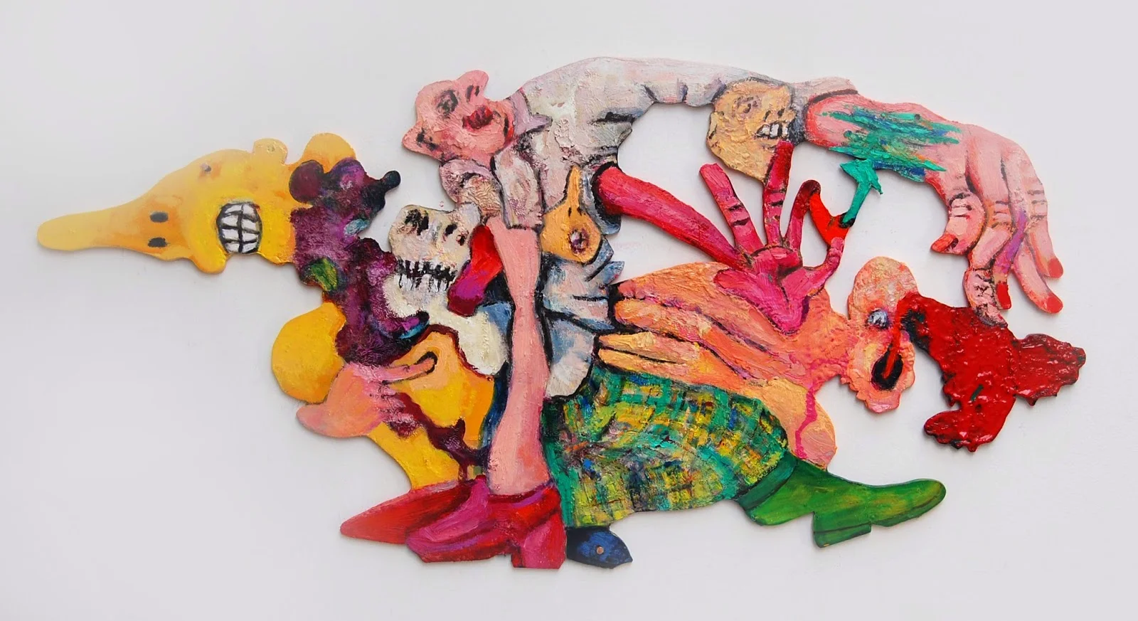 Image: Rob McLeod. Meeting North, 12in &nbsp;24in, oil on ply, 2013