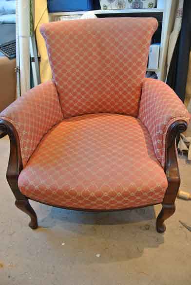  Small Victorian armchair before... 
