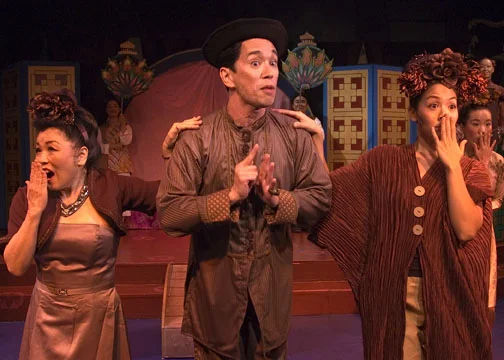 Ted, with fellow actors (from left to right) Miyoko Sakatani, Isabel Anne To, Christopher Juan, Lindsay Hirata and Ji-Yun Kim. 
