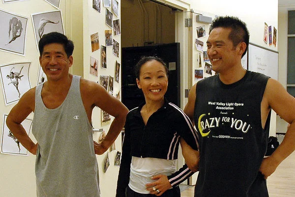 Ron with fellow PCLO/BBB alums Deedra Wong (Nightingale) and Edmond Kwong (Head Chef/Fisherman for the 2010 Staged Reading)