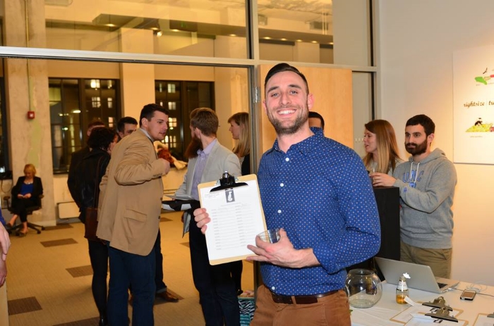 Warren A. Sill Fund Board Member Joel Faulkner at Spring out of Hibernation 2015.