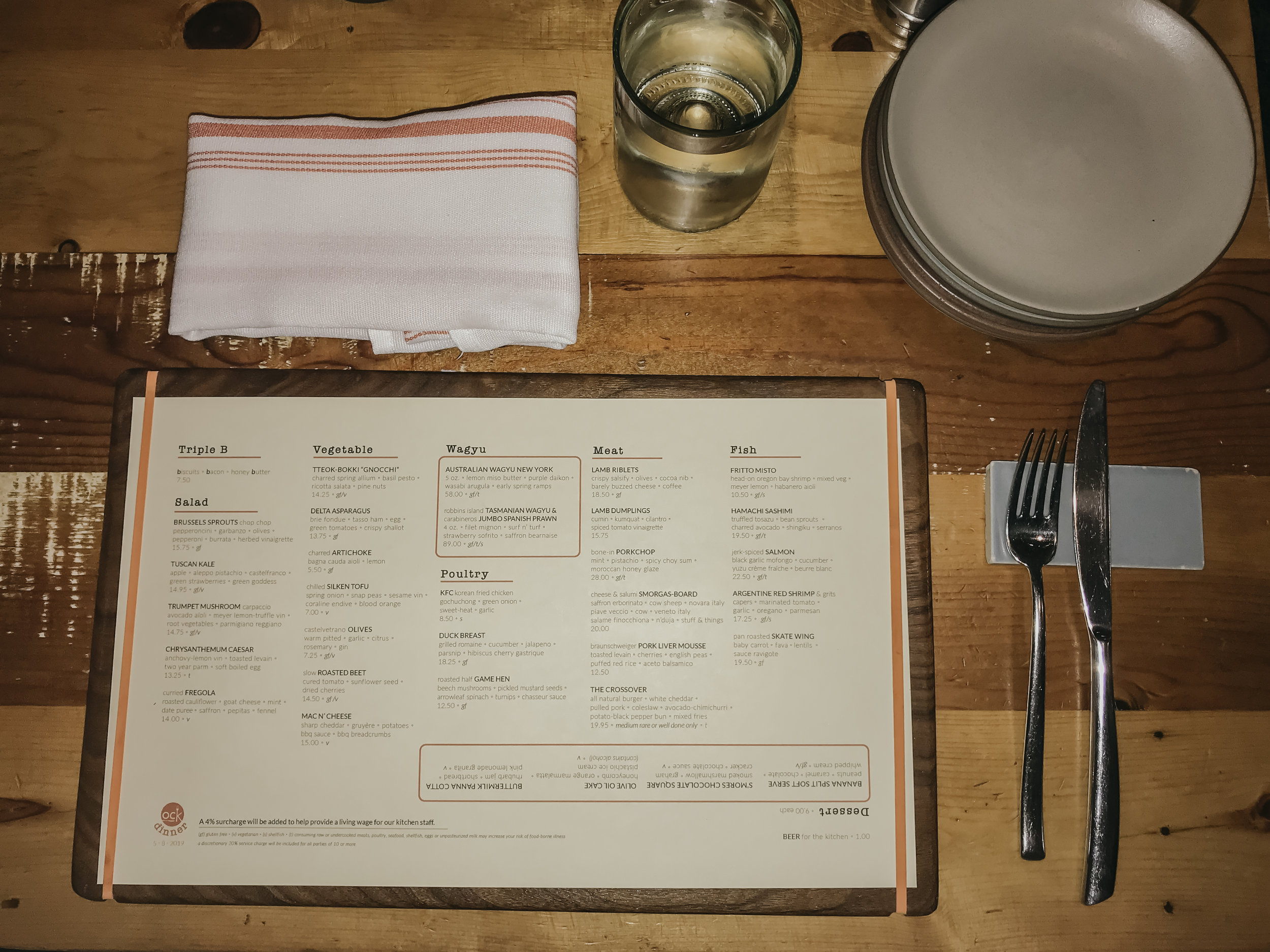 The Menu…