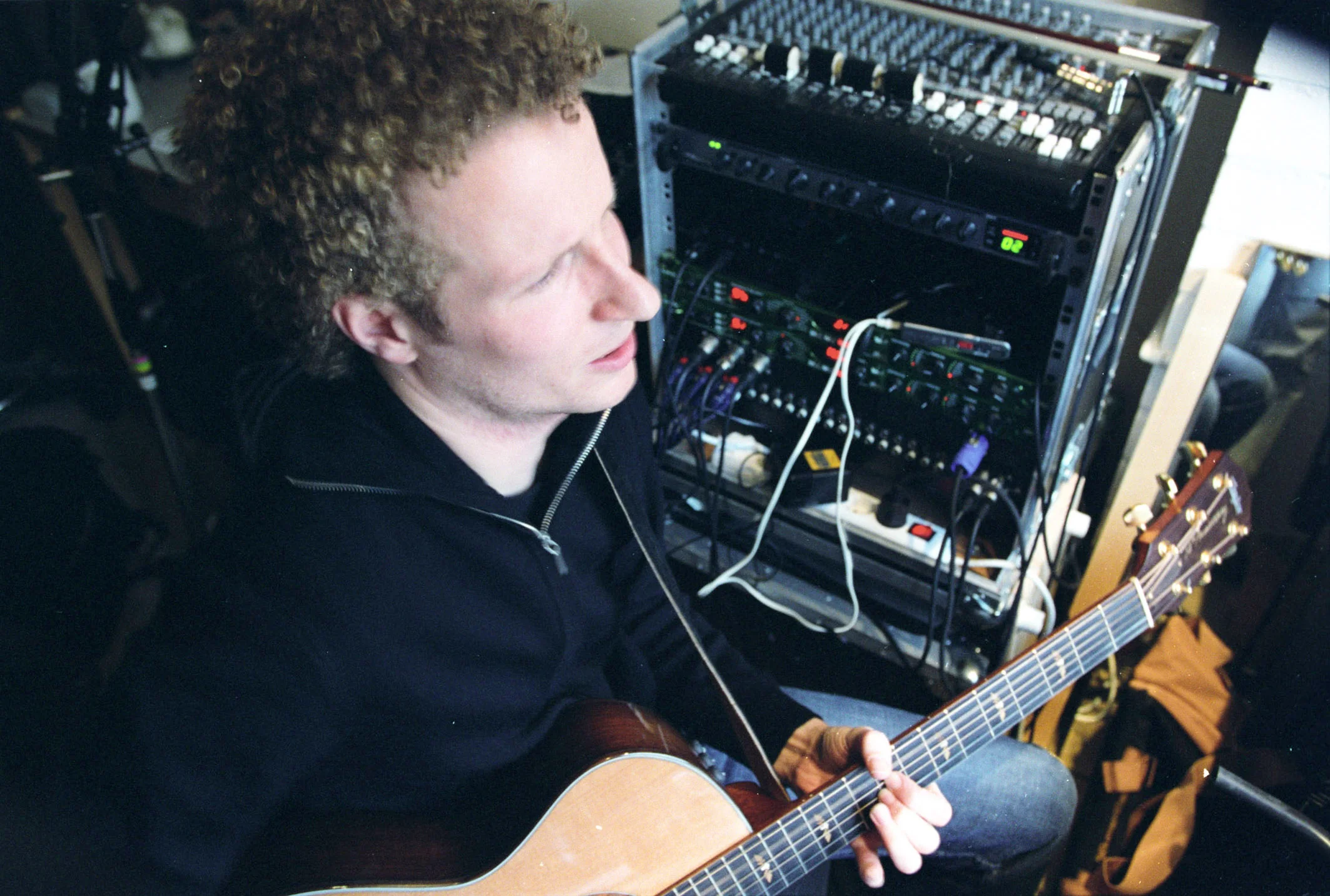 De 'analoge/digitale' setup in mijn thuisstudio (2006 - 2010)