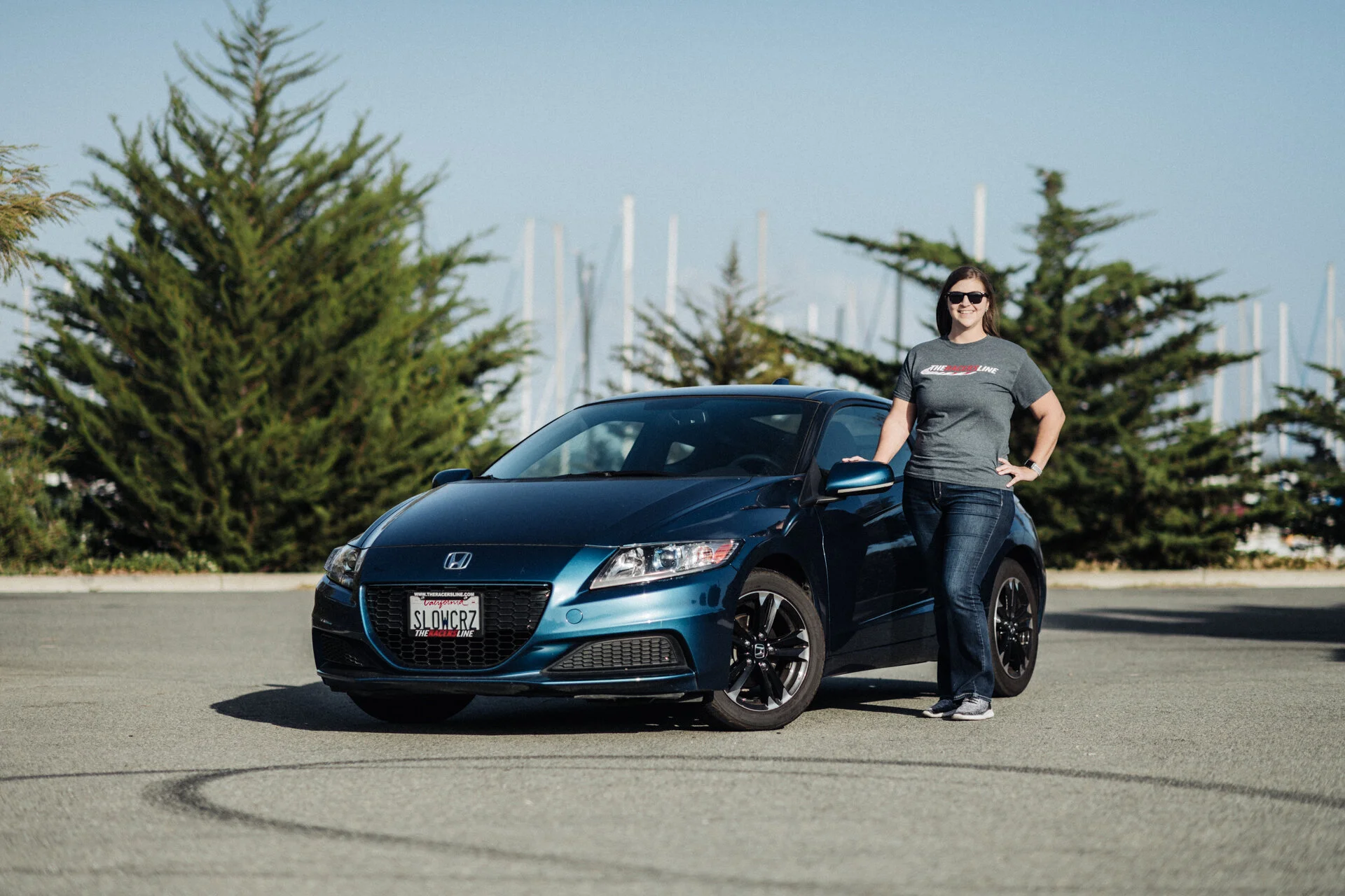 (Rebecca couldn’t bring her FRS to the shoot, so we decided a little humor with her daily driver would have to do!)