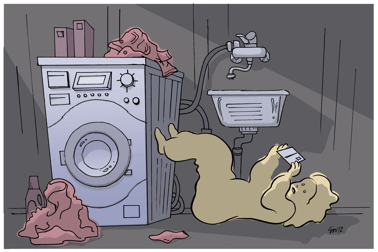 An illustration in Billedkunst 2, 2012 