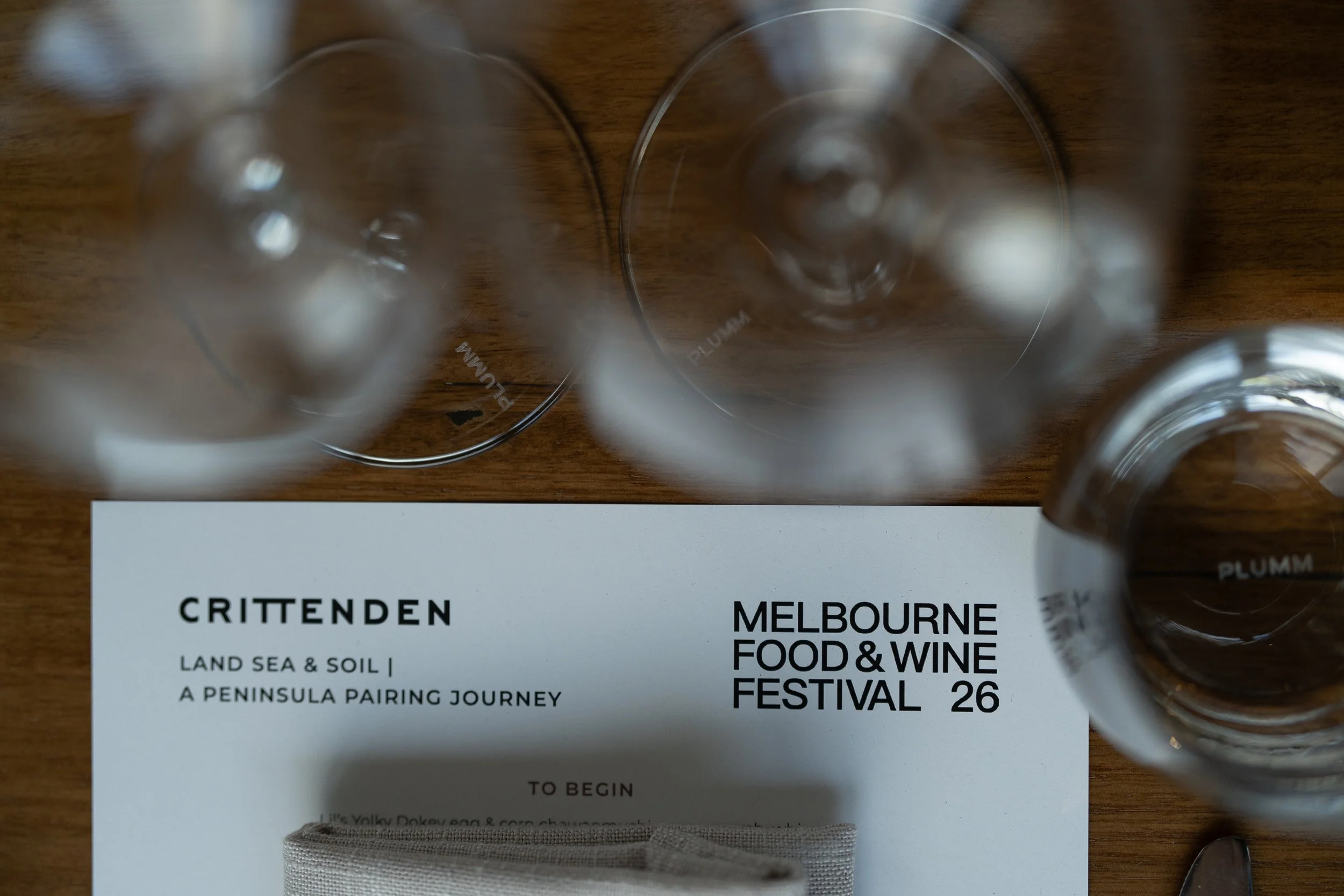 Crittenden Wines x Torello Farm for Melbourne Food and Wine Festival Event - Land, Sea and Soil: A Peninsula Pairing Journey