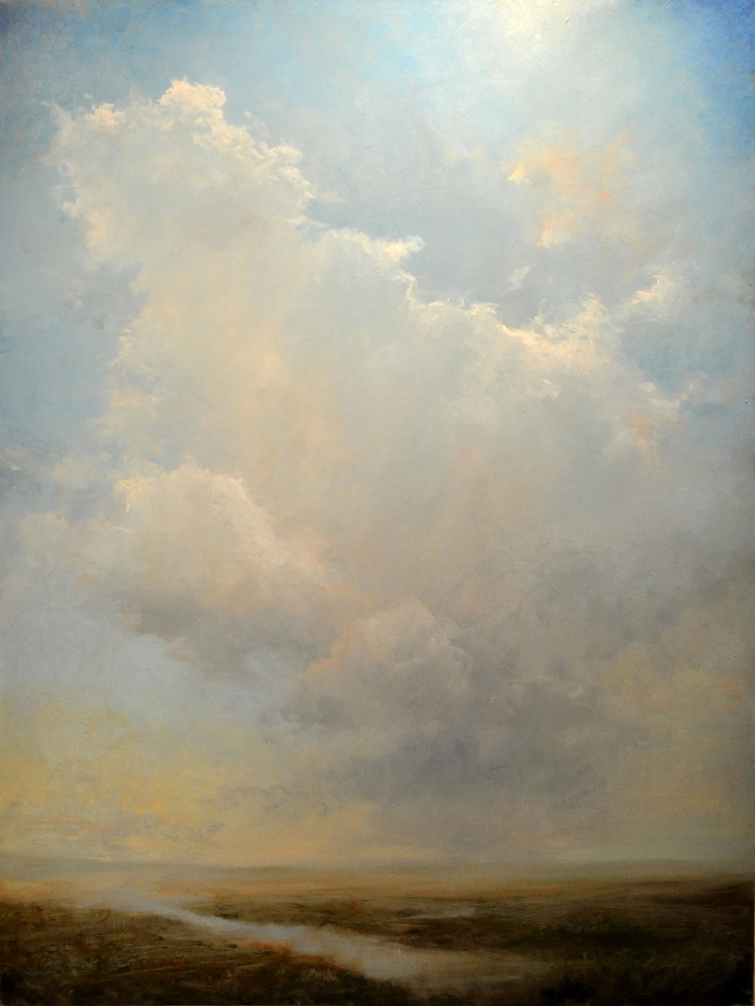 There’s a great deal of letting go involved in the way I work. I can start out with an idea of what I want but it inevitably gets to a point in the process where what I want isn’t as important as what needs to happen for the greater good of the painting. I used to fight that and it made me miserable. But now, I court the unexpected. I nurture the happy accident. Because I believe the truest and highest forms of beauty happen unexpectedly.