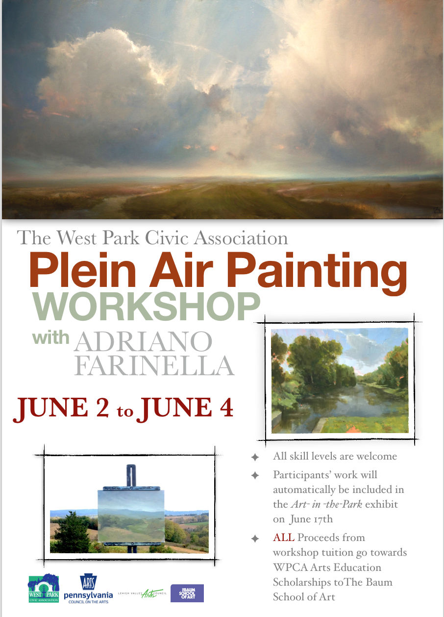 Special Event! West Park Civic Association Plein Air Workshop!