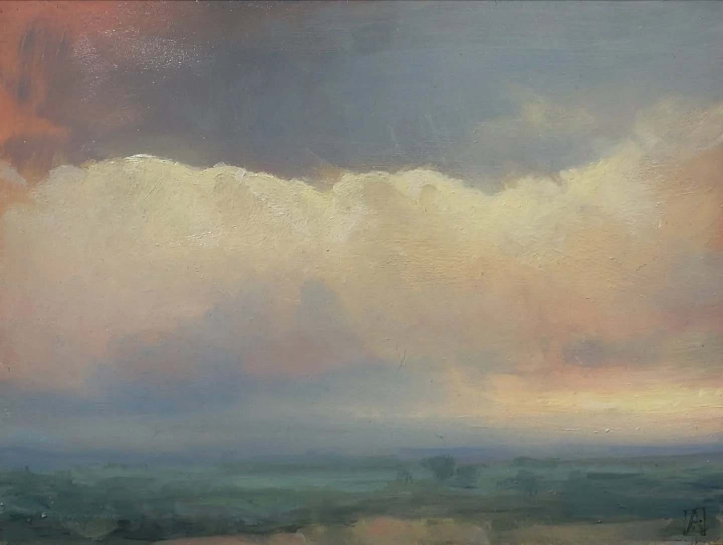 AfterLight 62 / pulling panel / 6x8 inches

Only two spots left in the summer workshop, July 11-15, at my studio in Easton Pa. 

Link in bio for details
-
-
-
#skyandcloudsandlandandair #eastonpa #paintingworkshop