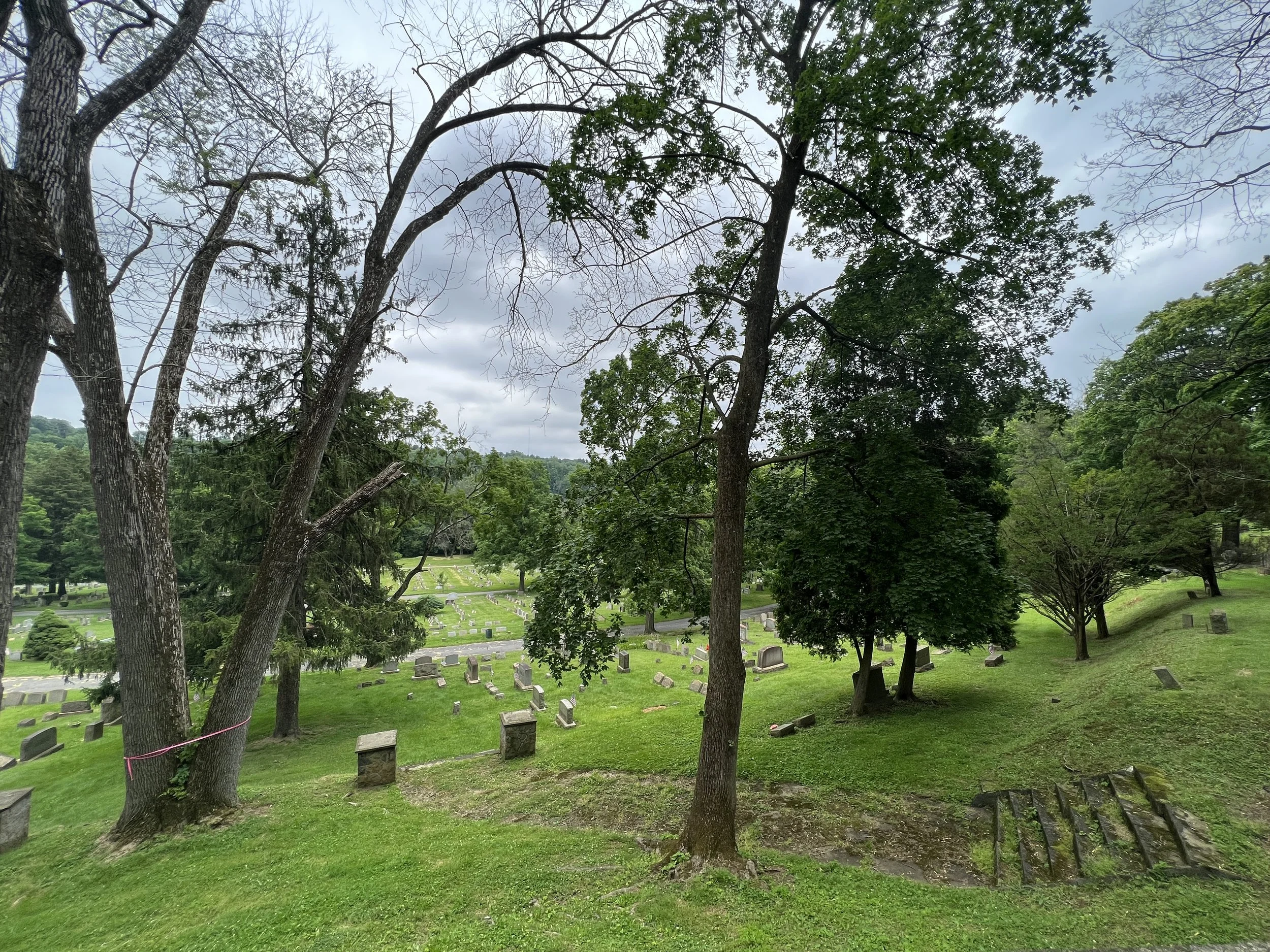 Historic Easton Cemetery hills