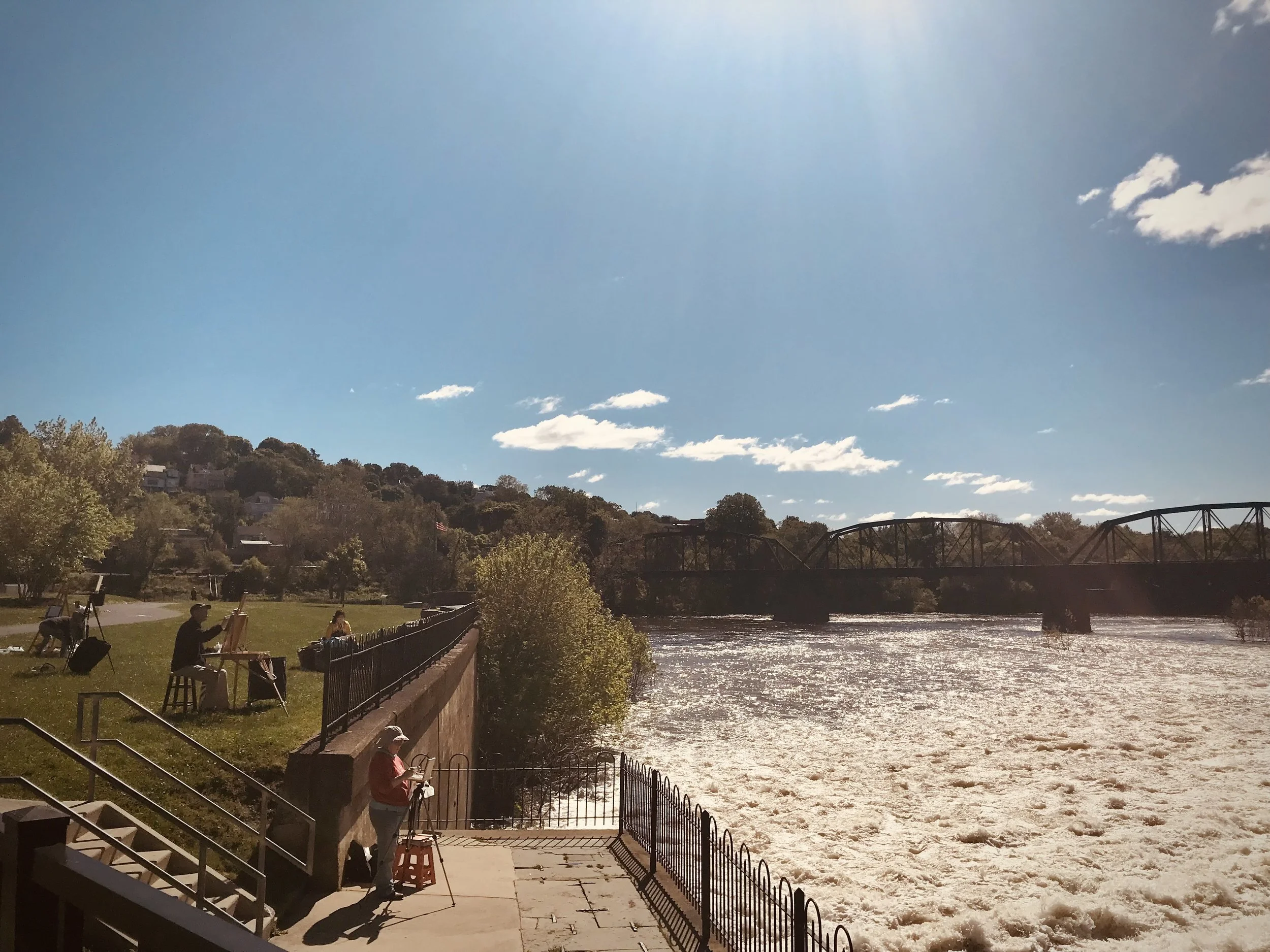 Scott Park and the perch