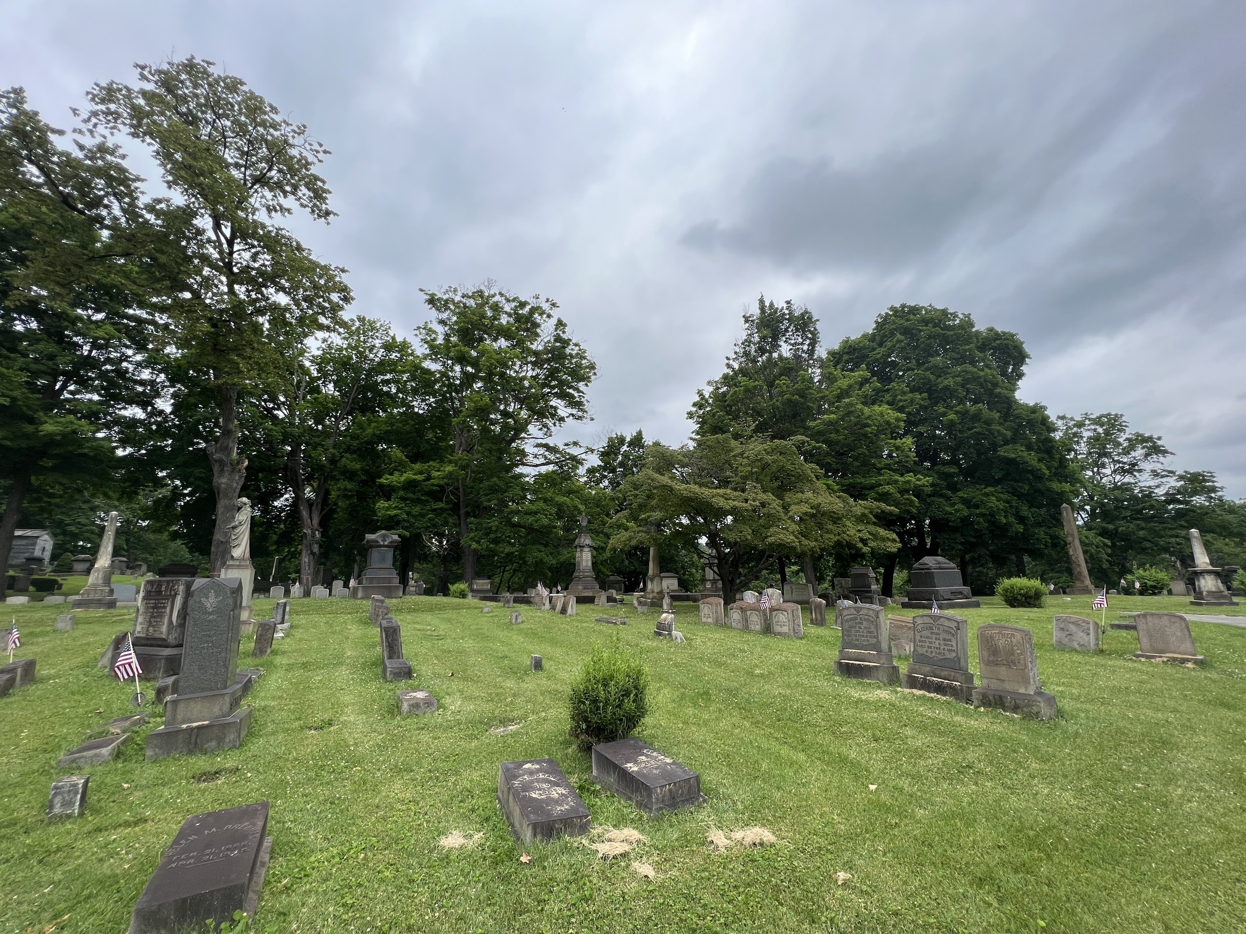 Easton Cemetery grounds