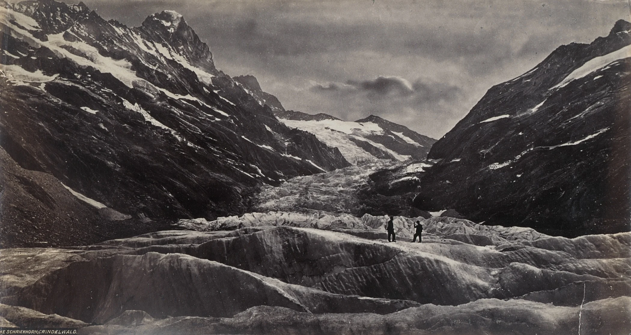   The Schriekhorn, Grindelwald by Francis Frith (England, 1822-1898)     