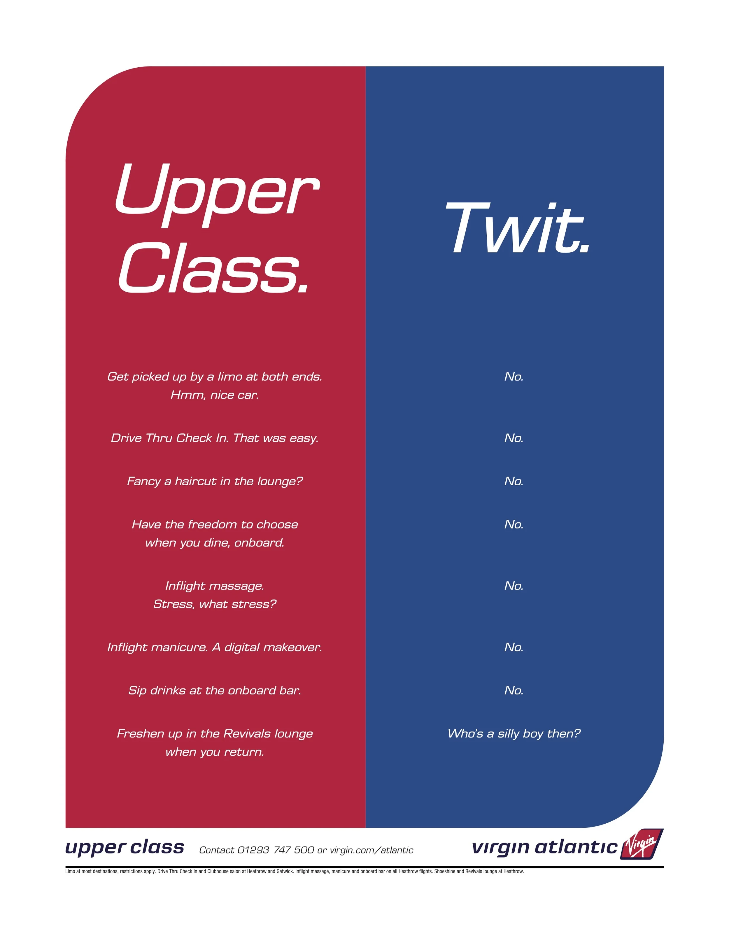 Virgin V British Airways.