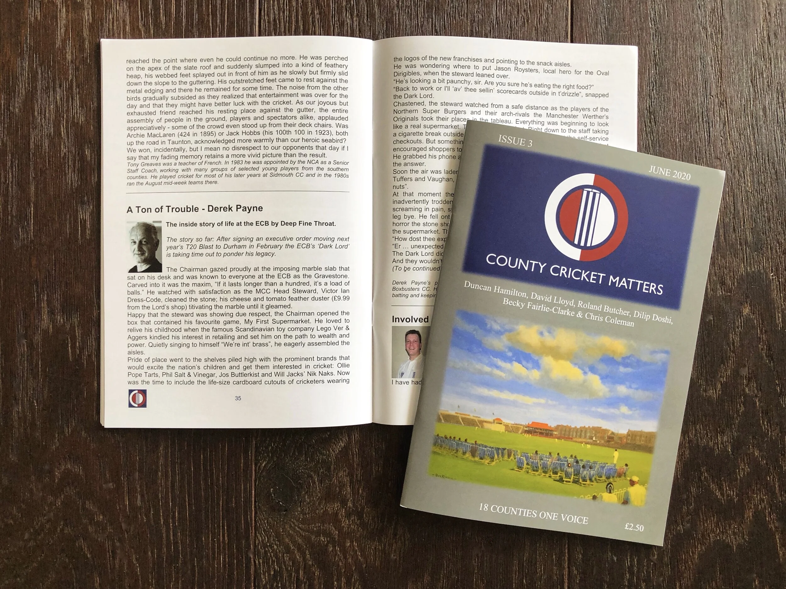 Article for County Cricket Matters, June edition.