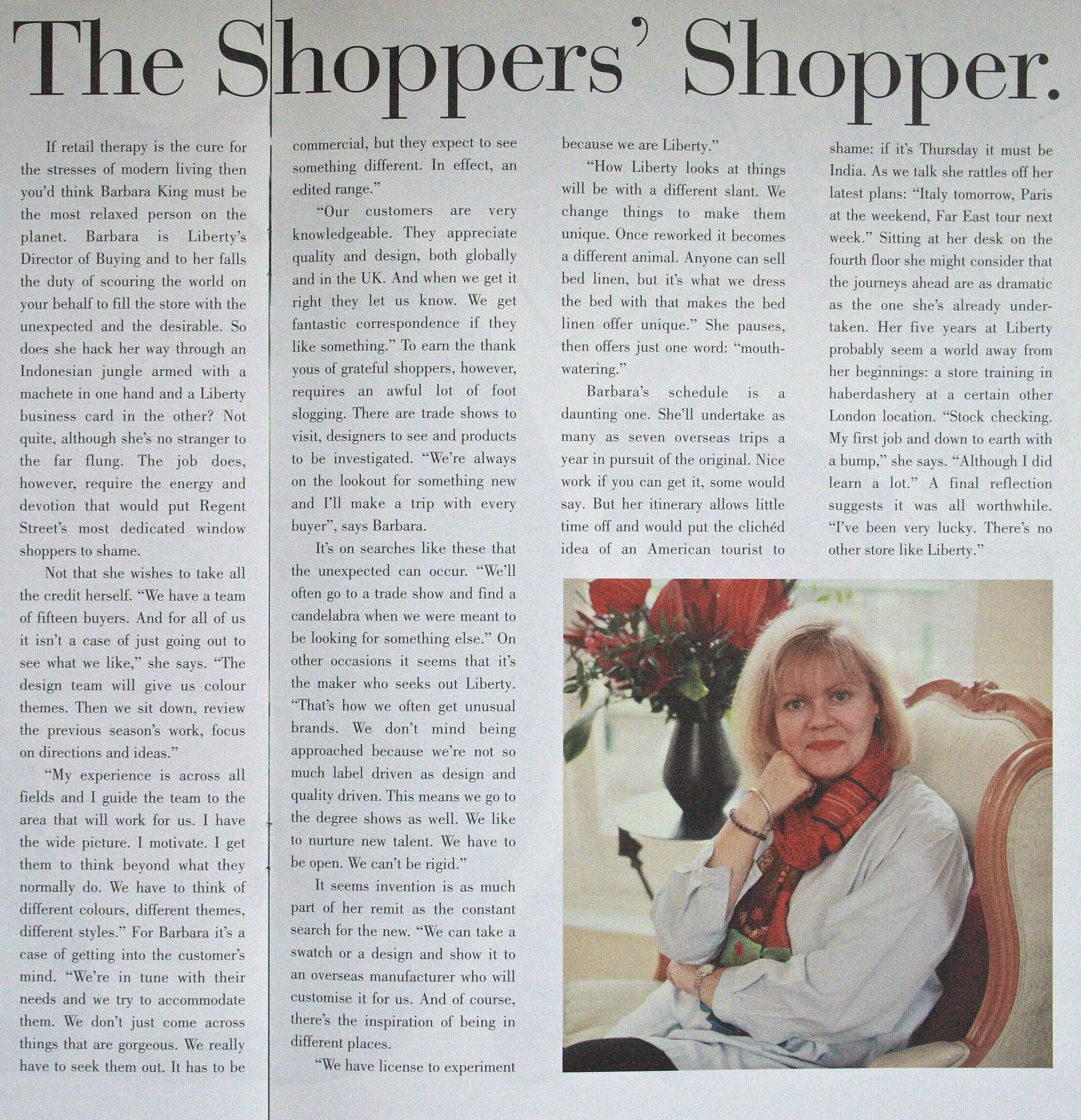 Liberty Store Quarterly Magazine.