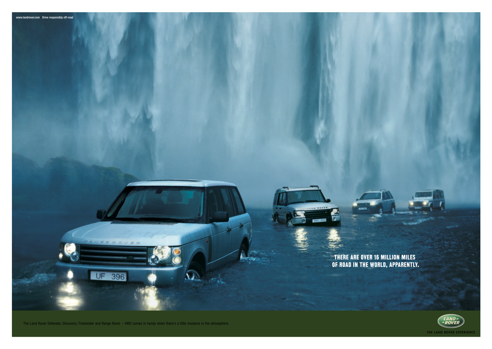 4WD comes in handy when there's a little moisture in the atmosphere.