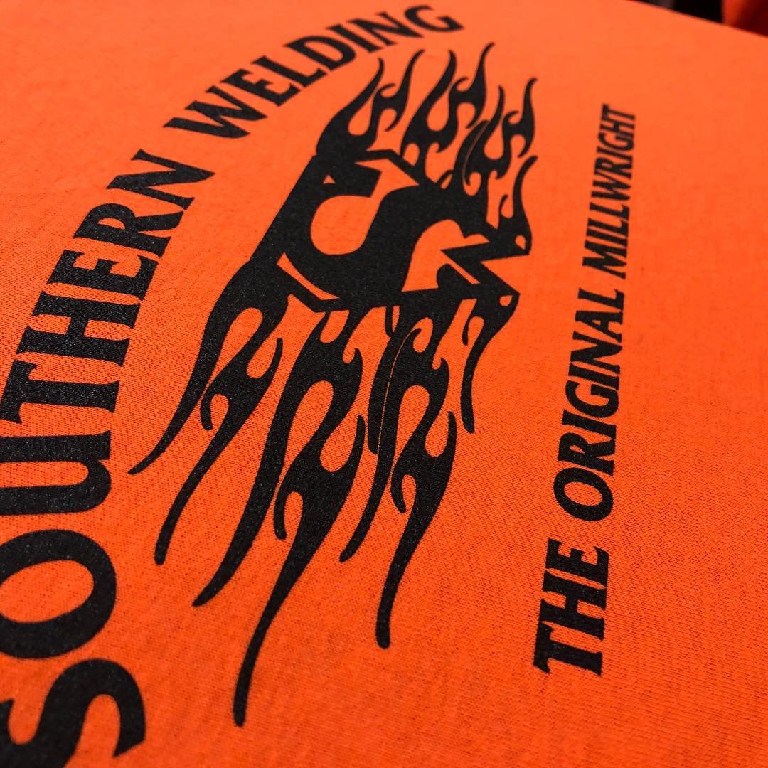 More shirts for Southern Welding! 
#customshirts #screenprinting #wearyourbrand #smallbusiness