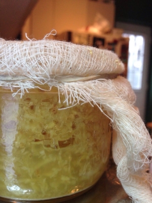 Once your ginger bug is bubbly, you're ready to make your ginger beer.