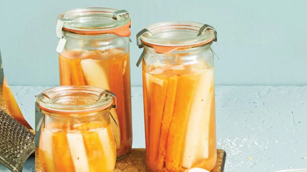 Kimchi Root Sticks - Photo by Clean Eating Magazine