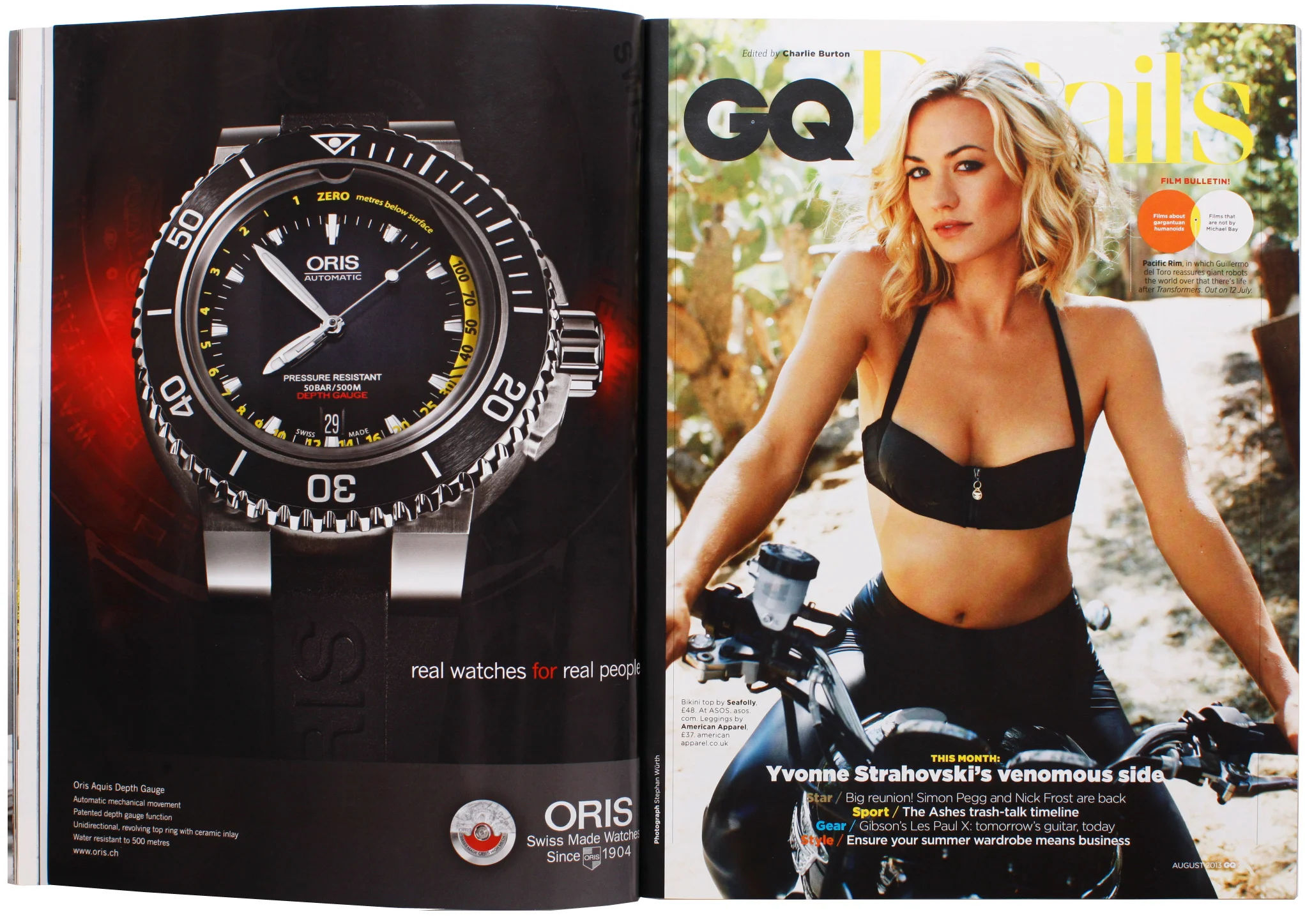 Yvonne Strahovski, GQ (UK) 2013