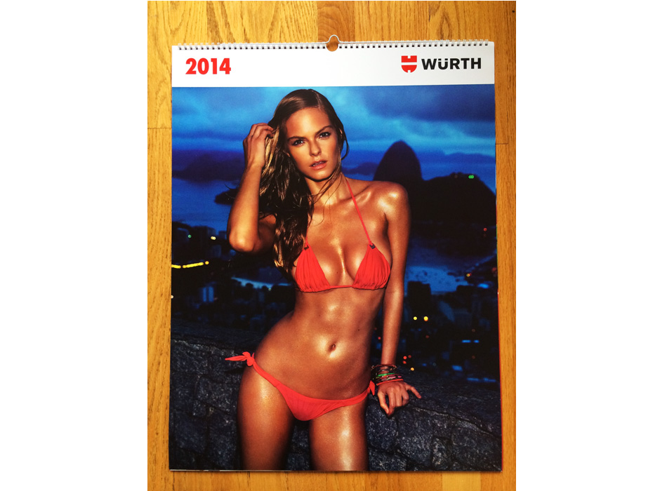 Würth kalender 2014 - Betrachten Sie dem Gewinner unserer Redaktion
