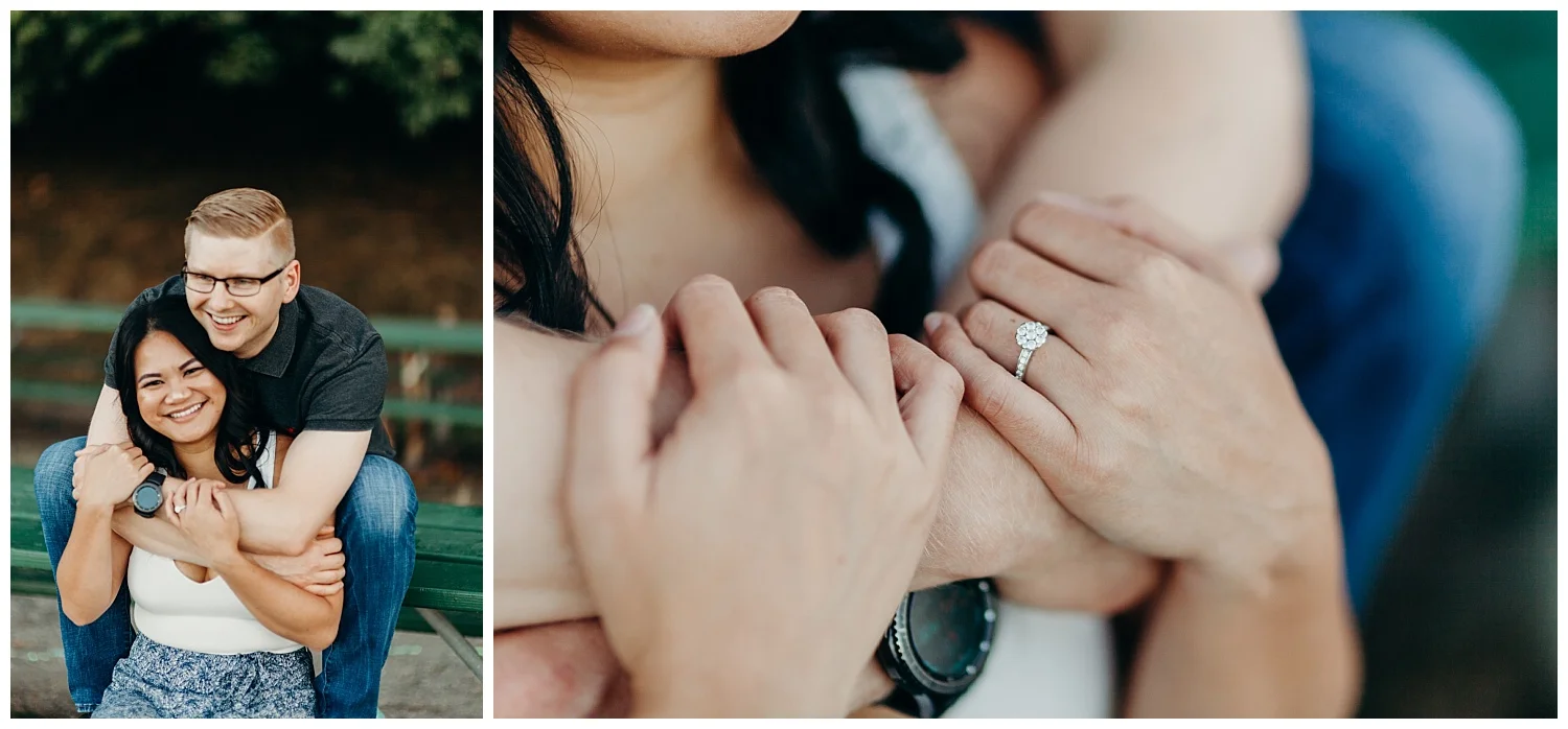 Jaynah and Kevin Point Defiance Rose Garden Owen Beach Tacoma Washington Engagement Session (20).jpg