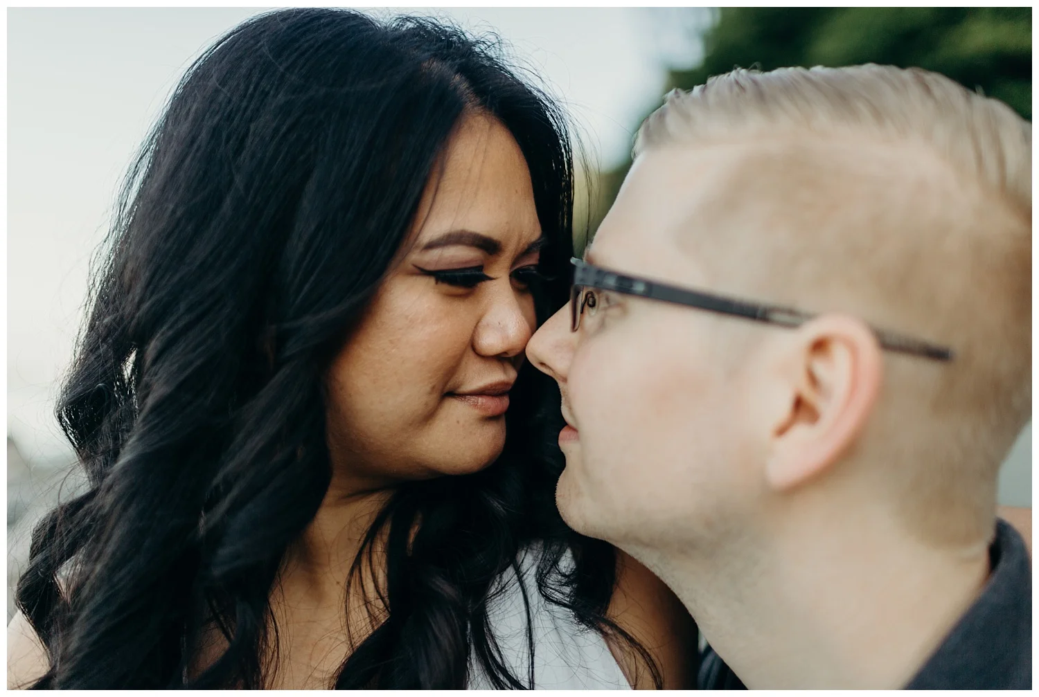 Jaynah and Kevin Point Defiance Rose Garden Owen Beach Tacoma Washington Engagement Session (28).jpg